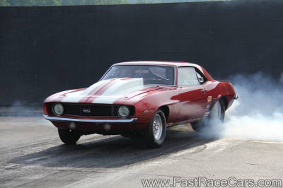 Red Camaro Doing Burnout Red Camaro Doing Burnout